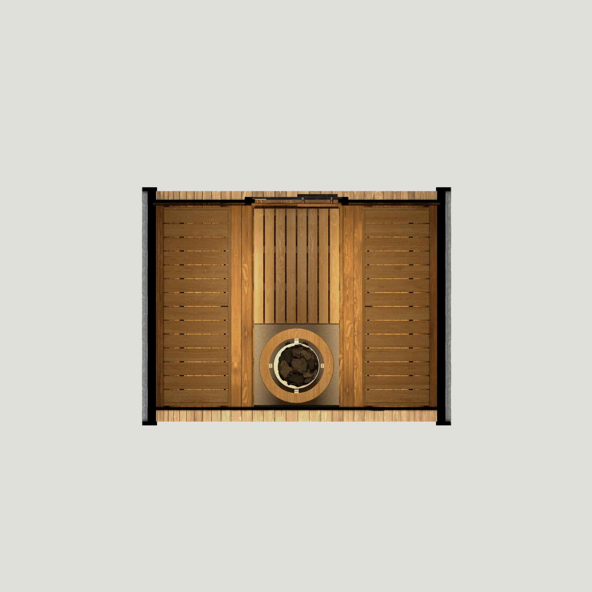 Barrel sauna