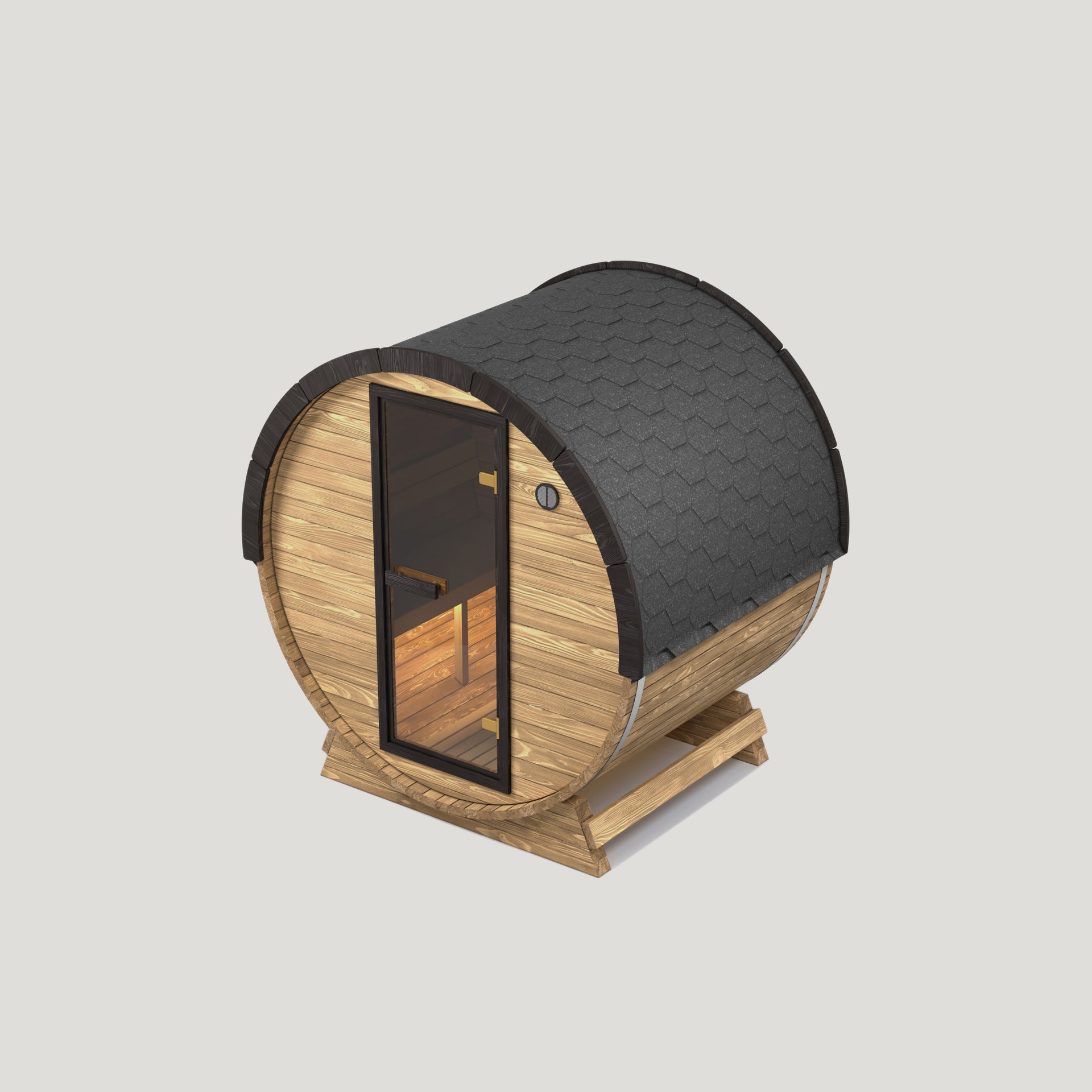 Barrel sauna